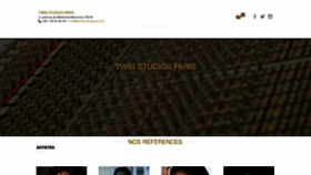 What Twinstudiosparis.com website looked like in 2019 (4 years ago)
