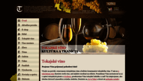 What Tokajskevino.sk website looked like in 2019 (4 years ago)