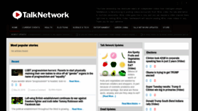 What Talknetwork.com website looked like in 2019 (4 years ago)