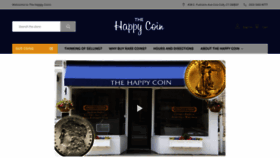 What Thehappycoin.com website looked like in 2019 (4 years ago)
