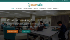 What Thebeachworx.com website looked like in 2019 (4 years ago)