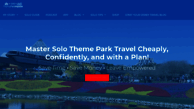 What Themeparkhipster.com website looked like in 2019 (4 years ago)