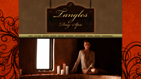 What Tanglesdayspa.net website looked like in 2019 (4 years ago)