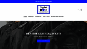 What Taylorsleatherwear.com website looked like in 2019 (4 years ago)