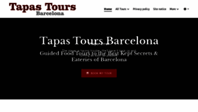 What Tapastoursbarcelona.com website looked like in 2019 (4 years ago)