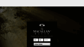 What Themacallanmanor.com website looked like in 2019 (4 years ago)