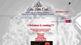 What Thislittlecurl.com website looked like in 2019 (4 years ago)