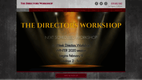 What Thedirectorsworkshop.com website looked like in 2019 (4 years ago)