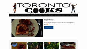 What Torontocooks.com website looked like in 2019 (4 years ago)