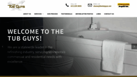 What Thetubguys.net website looked like in 2019 (4 years ago)