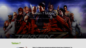What Tekken7.mobi website looked like in 2019 (4 years ago)