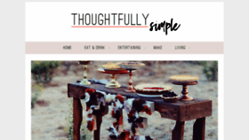 What Thoughtfullysimple.com website looked like in 2019 (4 years ago)