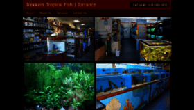 What Trekkerstropicalfish.com website looked like in 2019 (4 years ago)