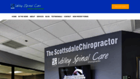 What Thescottsdalechiropractor.com website looked like in 2019 (4 years ago)
