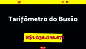 What Tarifometrobh.com.br website looked like in 2019 (4 years ago)