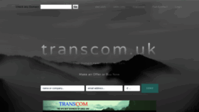 What Transcom.uk website looked like in 2019 (4 years ago)