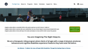 What Therightstepinc.org website looked like in 2019 (4 years ago)