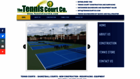 What Tenniscourtco.com website looked like in 2019 (4 years ago)
