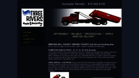 What Threeriverswaste.com website looked like in 2019 (4 years ago)