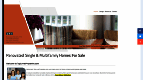 What Toplevelproperties.com website looked like in 2019 (4 years ago)