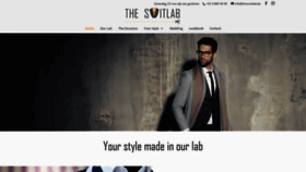 What Thesuitlab.be website looked like in 2019 (4 years ago)