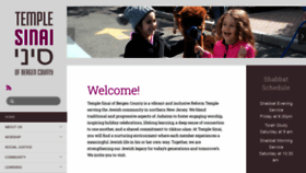 What Templesinaibc.org website looked like in 2019 (4 years ago)