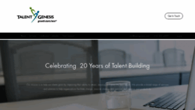What Talentgenesis.com website looked like in 2019 (4 years ago)