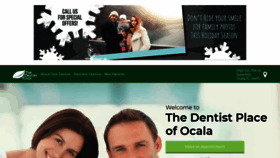 What Thedentistplaceocala.com website looked like in 2019 (4 years ago)