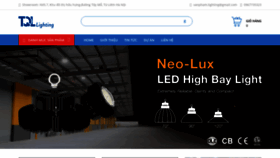 What Tqllighting.com.vn website looked like in 2019 (4 years ago)