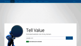 What Tellvalue.net website looked like in 2019 (4 years ago)