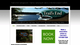 What Trailend.com website looked like in 2019 (4 years ago)
