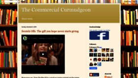 What Thecommercialcurmudgeon.com website looked like in 2019 (4 years ago)
