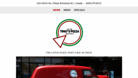 What Tinospizza.ca website looked like in 2019 (4 years ago)