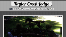 What Taylorcreeklodge.com website looked like in 2019 (4 years ago)
