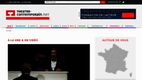 What Theatre-contemporain.net website looked like in 2019 (4 years ago)