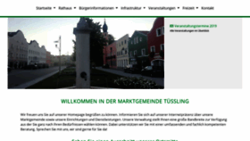 What Tuessling.de website looked like in 2019 (4 years ago)