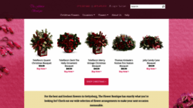 What Theflowerboutiqueofgettysburg.com website looked like in 2019 (4 years ago)