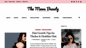 What Themewsbeauty.co.uk website looked like in 2019 (4 years ago)