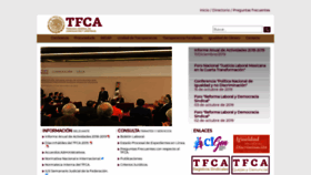 What Tfca.gob.mx website looked like in 2019 (4 years ago)