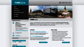 What Tsmb.cz website looked like in 2019 (4 years ago)
