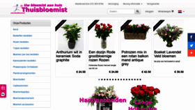 What Thuisbloemist.nl website looked like in 2019 (4 years ago)