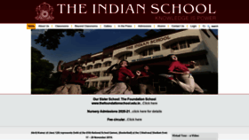 What Theindianschool.in website looked like in 2019 (4 years ago)