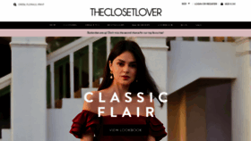 What Theclosetlover.com website looked like in 2019 (4 years ago)