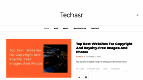 What Techasr.com website looked like in 2019 (4 years ago)