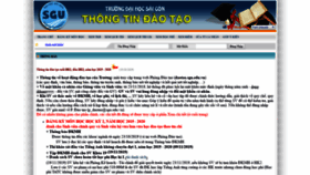 What Thongtindaotao.sgu.edu.vn website looked like in 2019 (4 years ago)