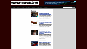 What Tataypepes.com website looked like in 2019 (4 years ago)