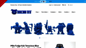 What Tenacioustoys.com website looked like in 2019 (4 years ago)