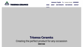 What Trisensaceramics.com website looked like in 2019 (4 years ago)