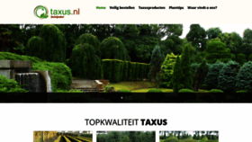 What Taxus.nl website looked like in 2019 (6 years ago)