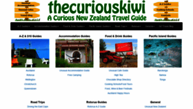 What Thecuriouskiwi.co.nz website looked like in 2019 (4 years ago)